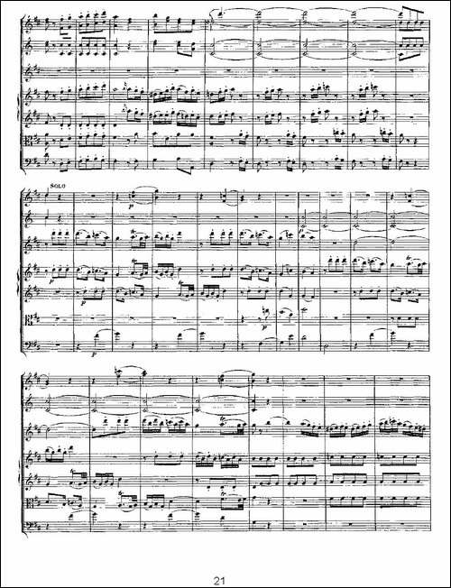 Concerto-in-D-for-Flute,-K.314-D大调长笛协-长笛五线谱|长笛谱