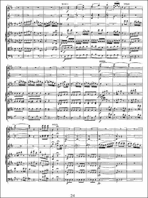 Concerto-in-D-for-Flute,-K.314-D大调长笛协-长笛五线谱|长笛谱