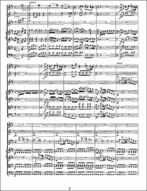 Concerto-in-D-for-Flute,-K.314-D大调长笛协-长笛五线谱|长笛谱