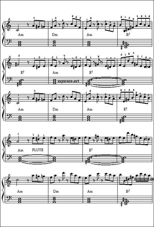 哥斯达尼加人-电子琴谱 - 图2 哥斯达尼加人-电子琴谱