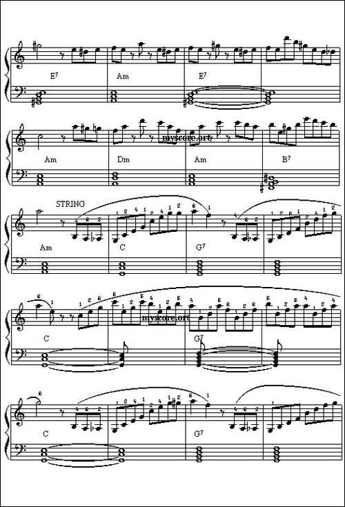 哥斯达尼加人-电子琴谱 - 图3 哥斯达尼加人-电子琴谱