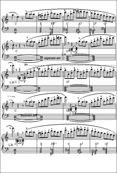 哥斯达尼加人-电子琴谱 - 图4 哥斯达尼加人-电子琴谱