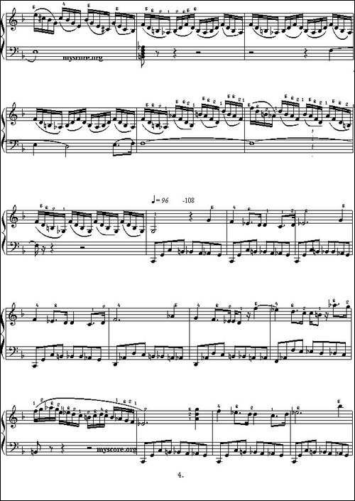 快板-D大调手风琴协奏曲-电子琴谱 - 图4 快板-D大调手风琴协奏曲-电子琴谱