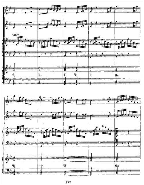 江南好-电子琴合奏总谱-电子琴谱