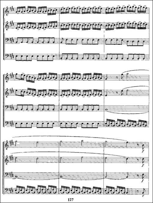 春-电子琴合奏总谱-电子琴谱