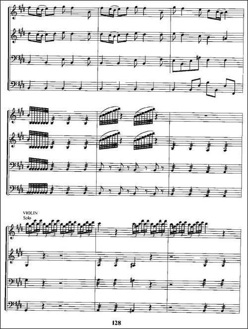 春-电子琴合奏总谱-电子琴谱