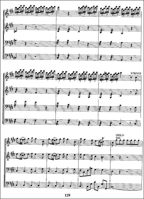 春-电子琴合奏总谱-电子琴谱