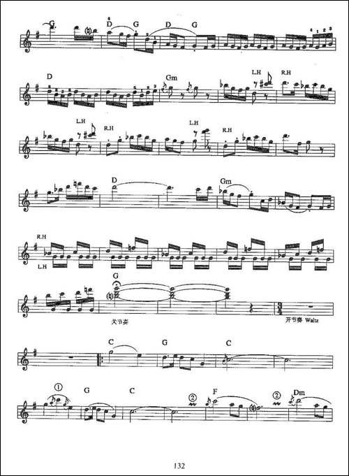 编花篮随想曲-电子琴中-电子琴谱 - 图2 编花篮随想曲-电子琴中-电子琴谱