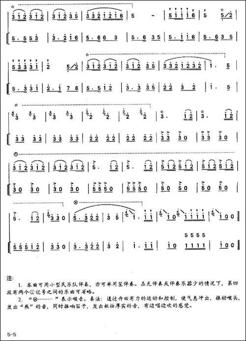 我是一个兵-带伴奏谱-笛箫间谱|笛箫谱