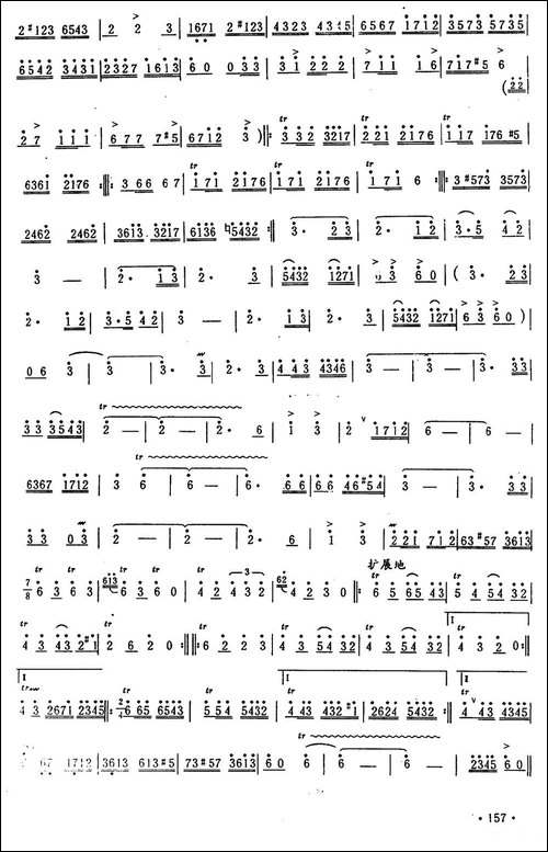 帕米尔的春天-李大同编曲版-笛箫间谱|笛箫谱