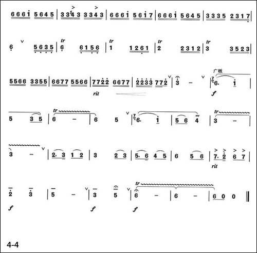 剑-箫独奏曲-笛箫简谱|笛箫谱