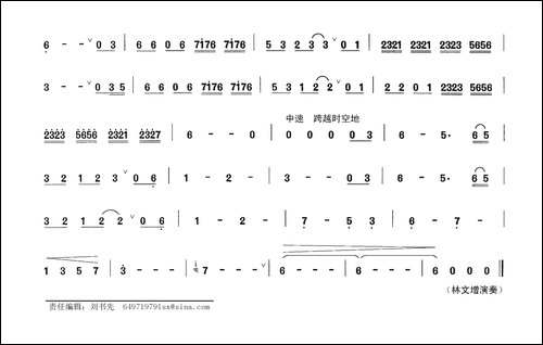 时空幻想曲-笛箫简谱|笛箫谱 - 图2 时空幻想曲-笛箫简谱|笛箫谱