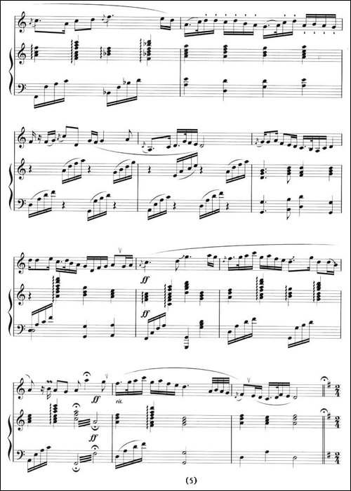 乡歌-十孔笛+钢琴-笛箫间谱|笛箫谱