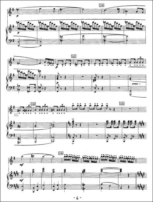 珠江畅想-竹笛独奏+钢琴伴奏-笛箫间谱|笛箫谱