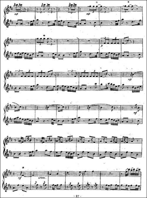 百鸟音-笛子+笙、五线谱-笛箫间谱|笛箫谱