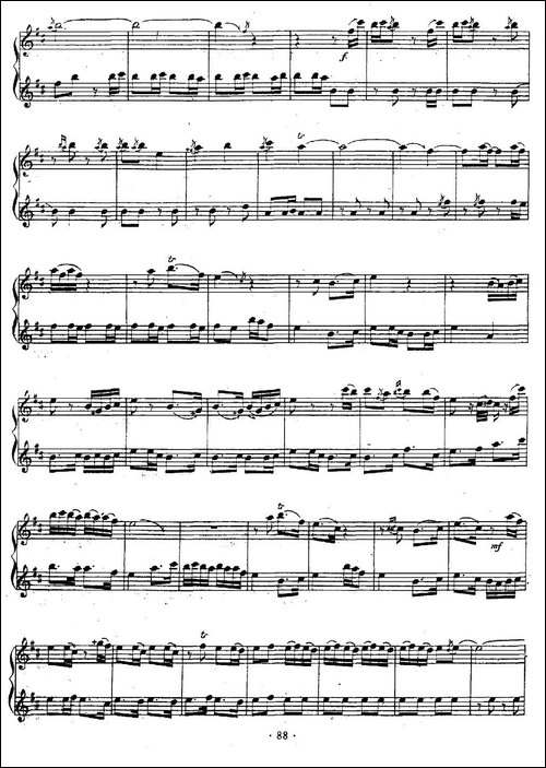 百鸟音-笛子+笙、五线谱-笛箫间谱|笛箫谱