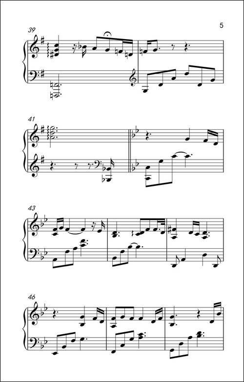 也许明天-钢琴谱