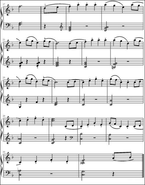 侏儒赛跑 -钢琴谱