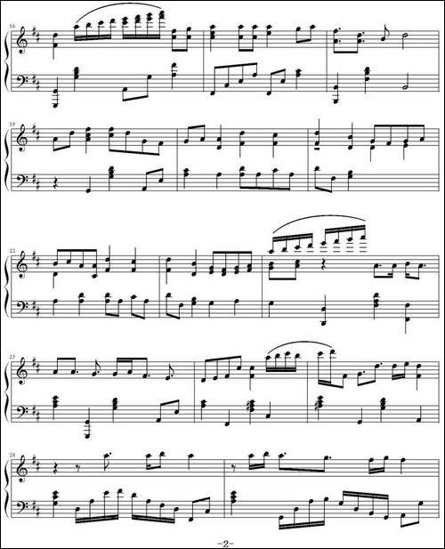 I WON'T LAST A DAY WITHOUT YOU-钢琴谱