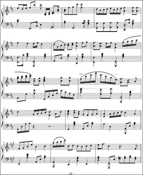 I WON'T LAST A DAY WITHOUT YOU-钢琴谱