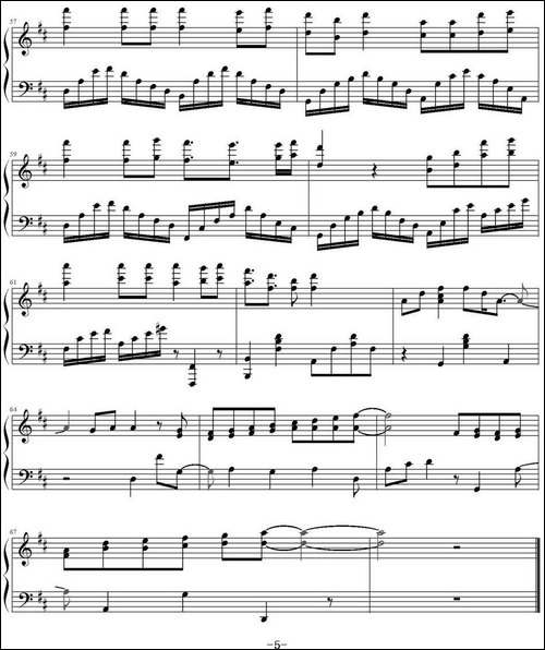 I WON'T LAST A DAY WITHOUT YOU-钢琴谱