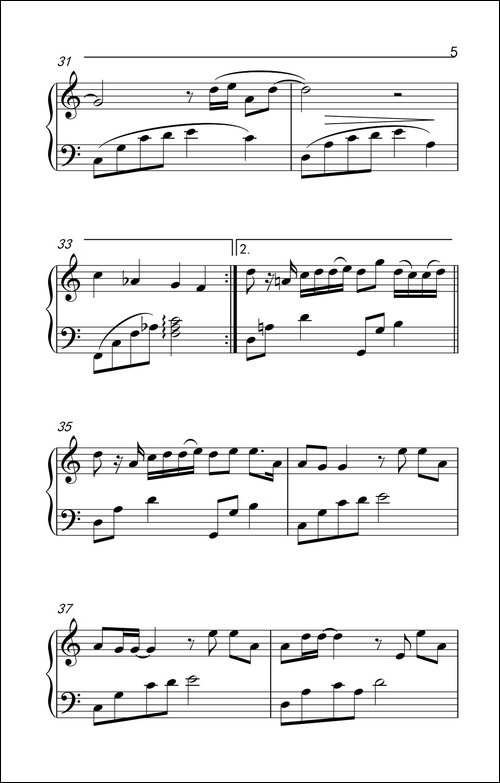 我怀念的-《弹吧音教》制谱版-钢琴谱