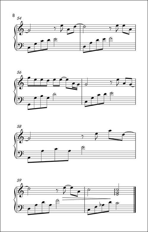 我怀念的-《弹吧音教》制谱版-钢琴谱