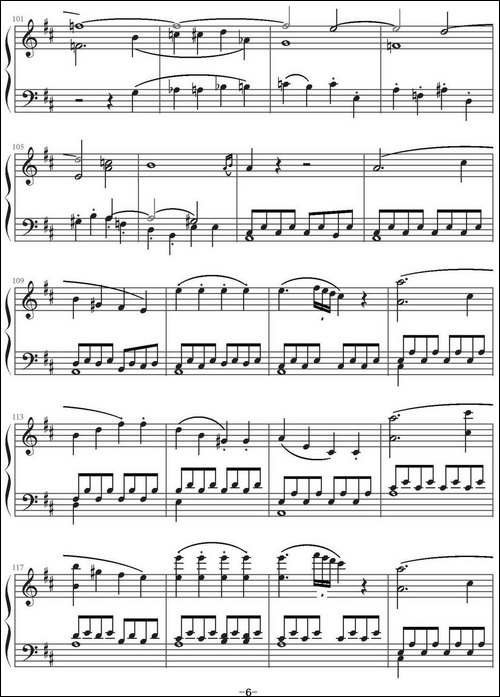 《费加罗的婚礼》序曲-钢琴谱