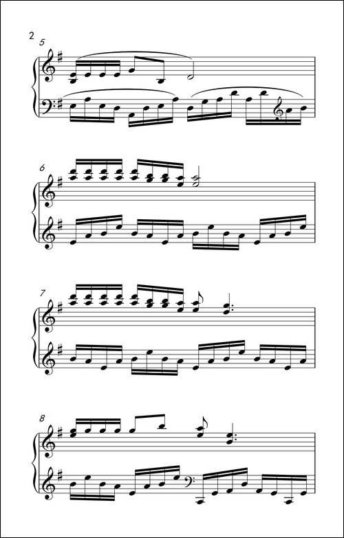 山不转水转-《弹吧音教》制谱版-钢琴谱