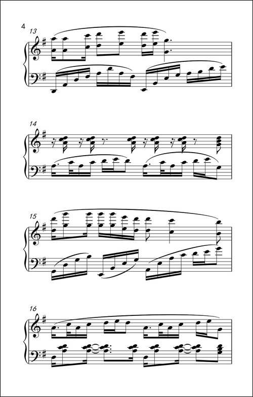 山不转水转-《弹吧音教》制谱版-钢琴谱