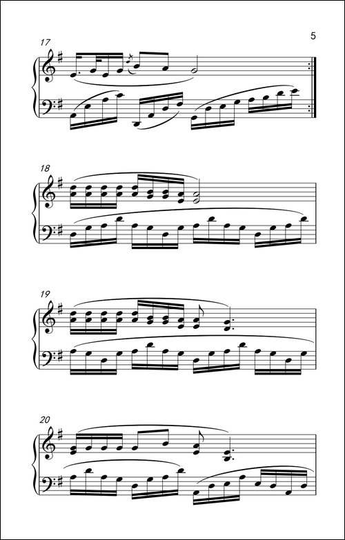 山不转水转-《弹吧音教》制谱版-钢琴谱