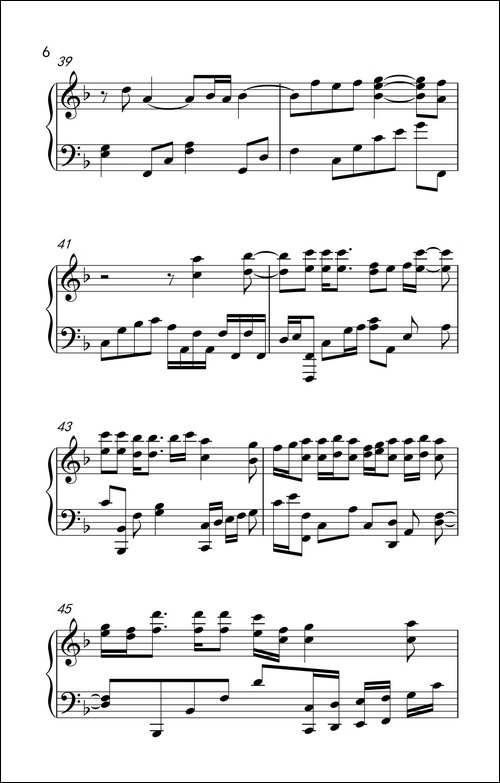 我的心中星-钢琴谱