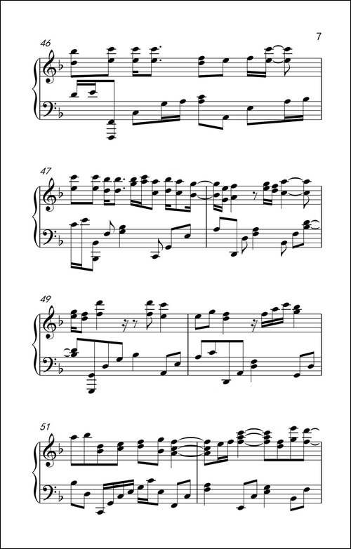 我的心中星-钢琴谱