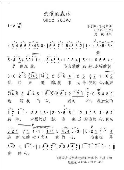 亲爱的森林