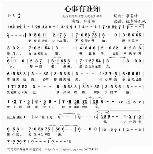 心事有谁知-无线电视剧《皆大欢喜》插曲