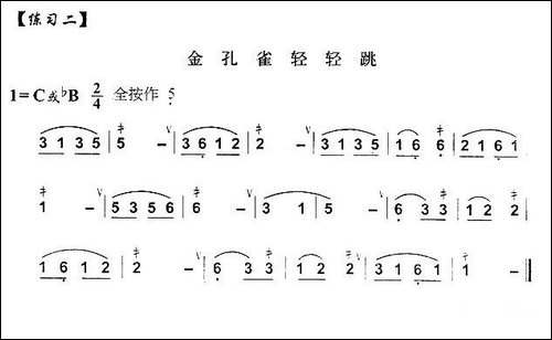 葫芦丝技巧练习之一:打音练习-葫芦丝谱 - 图2 葫芦丝技巧练习之一:打音练习-葫芦丝谱