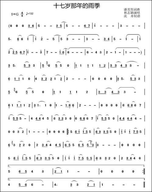 十七岁那年的雨季-胡琴 - 图1 十七岁那年的雨季-胡琴