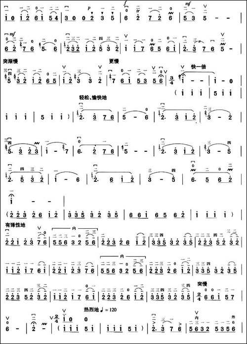 花石调变奏曲-胡琴