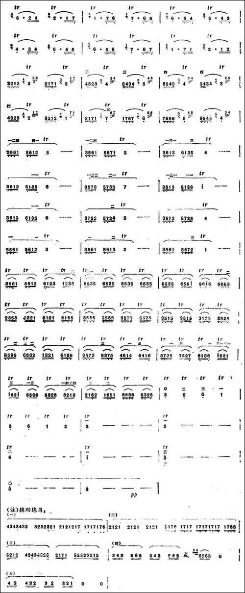 二胡技巧练习曲：颤音练习-胡琴