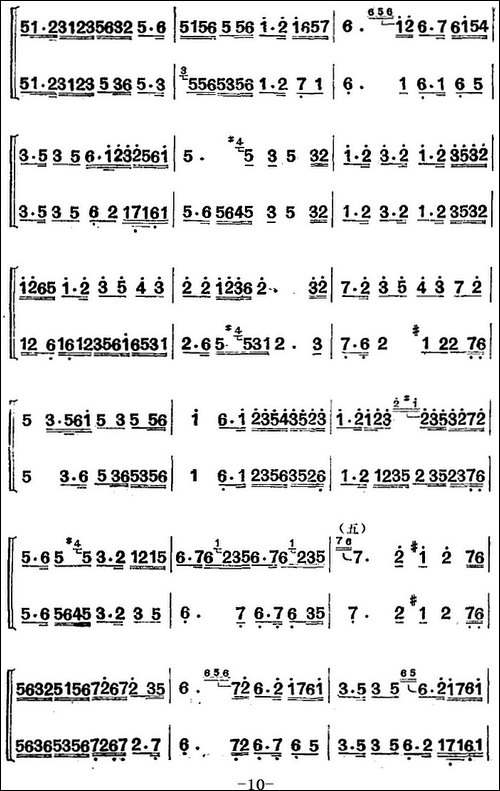 江南丝竹乐曲：慢三六-二胡二重奏-胡琴
