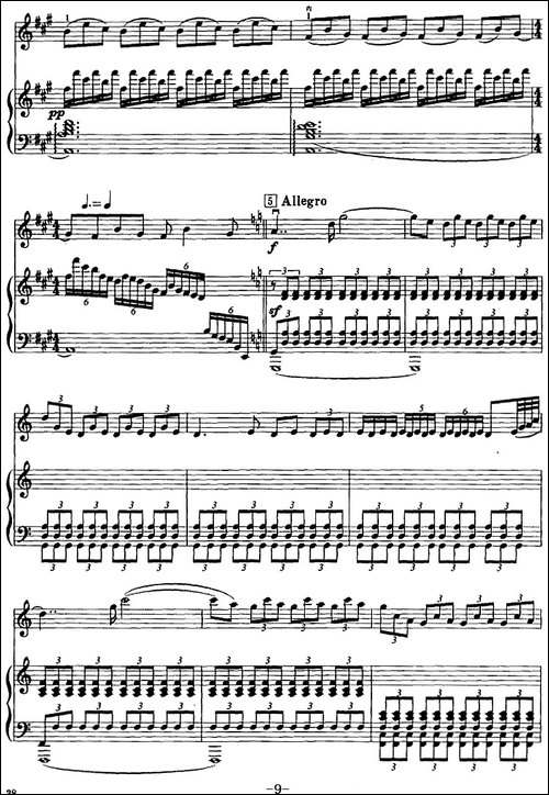 第一二胡协奏曲：第三乐章-二胡+钢琴伴奏-胡琴