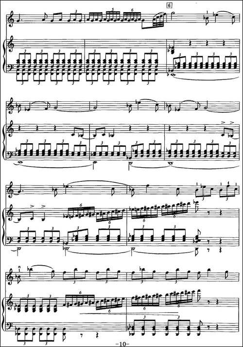 第一二胡协奏曲：第三乐章-二胡+钢琴伴奏-胡琴