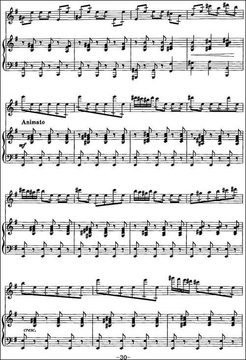 卡门主题幻想曲-二胡+钢琴伴奏-胡琴