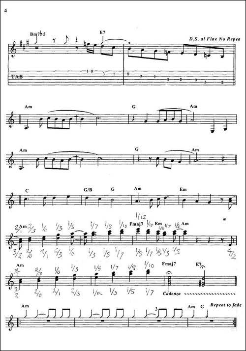 tommy-emmanuel：COUNTRYMIDE-指弹吉他-吉他谱