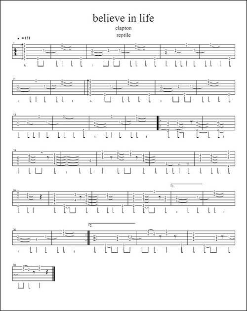Believe-In-Life-吉他谱