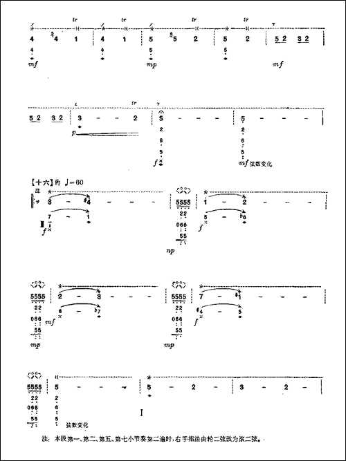 曲谱・琵琶谱【海青拿天鹅】[pdf]下载