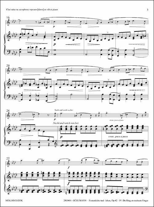 妇女的爱情与生活-Op42·Ⅳ-高音萨克斯+钢琴伴奏-吉他谱